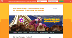 Desktop Screenshot of maerchenerzaehler.maerchenfest.de